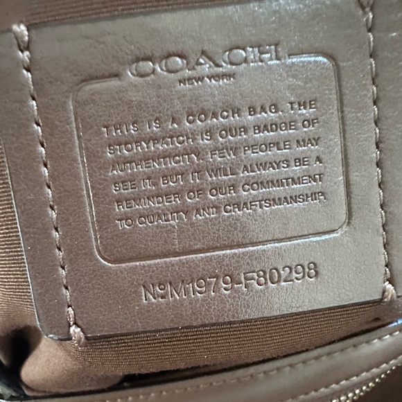 Coach Brown Signature Tote Bag - Picture 10 of 14